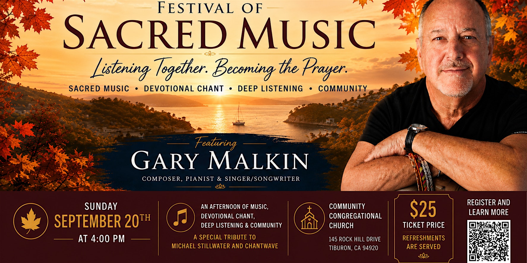 A Musical Afternoon with Gary Malkin - Live Music at Community Congregational Church