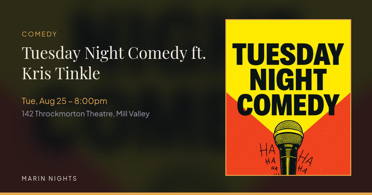 Tuesday Night Comedy ft. Kris Tinkle - Comedy at 142 Throckmorton Theatre