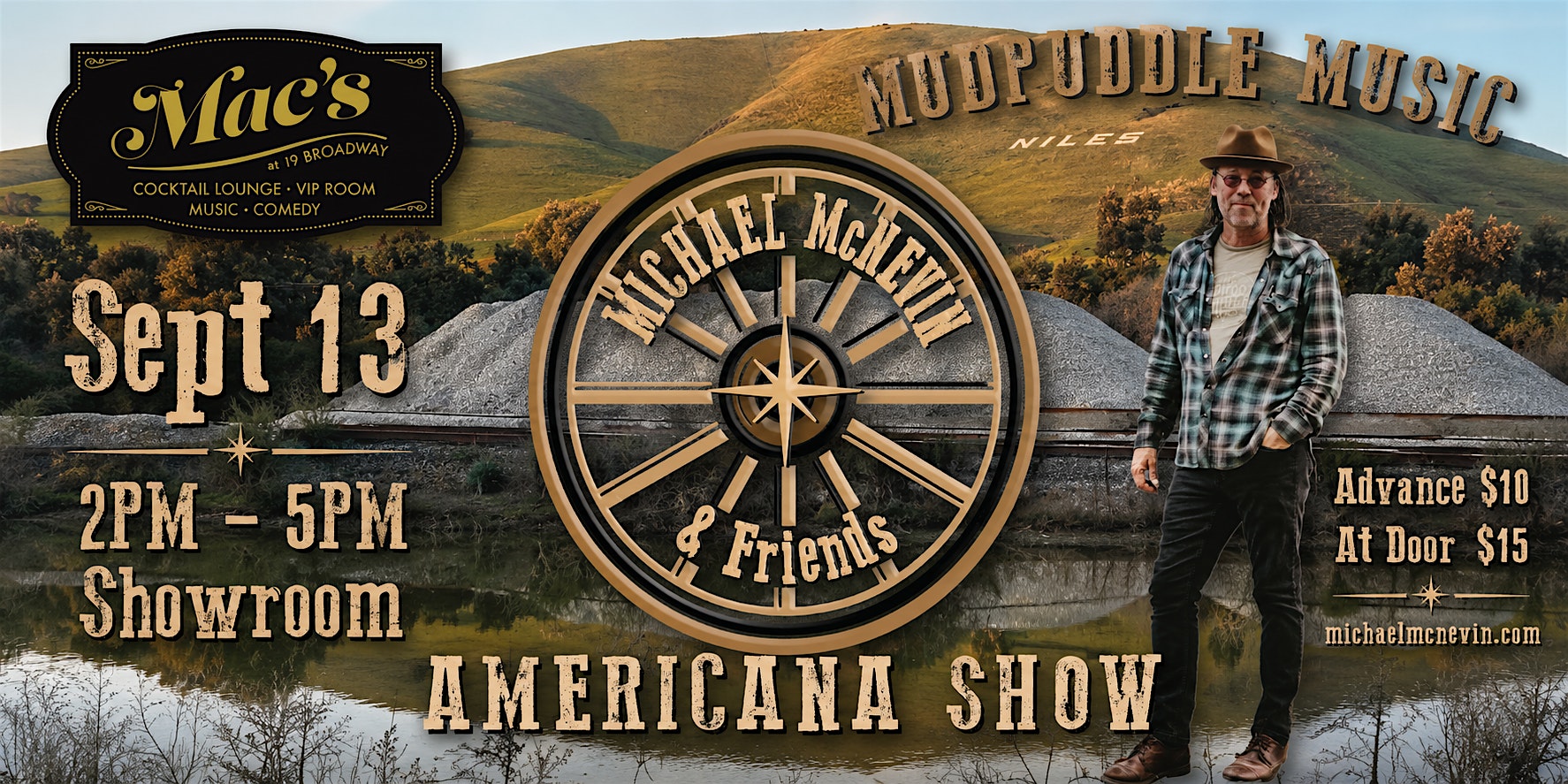 Michael McNevin & Friends: Americana Show - Live Music at Mac’s at 19 Broadway
